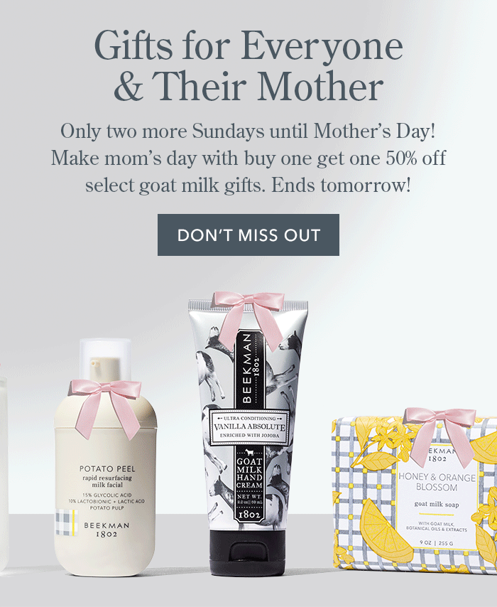 Buy One, Get One Half Off Mother's Day Gifts