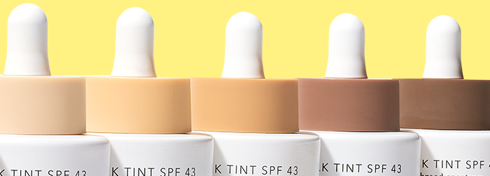 Features range of milk tint shades