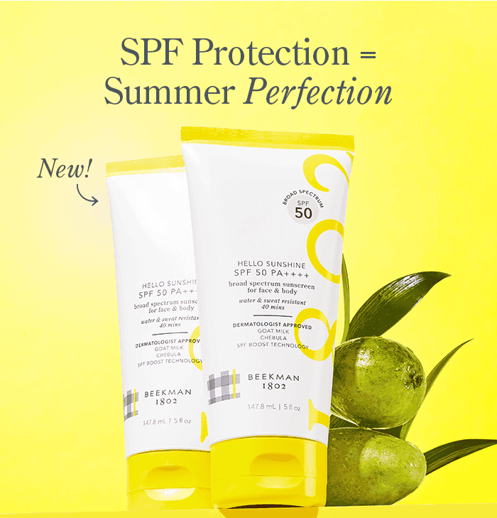 SPF Protection = Summer Perfection