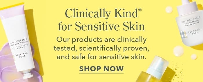 Clinically Kind for Sensitive Skin