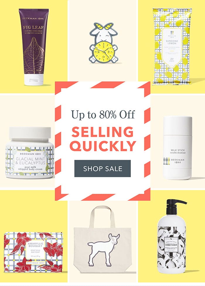 Up to 80% Off Selling Quickly