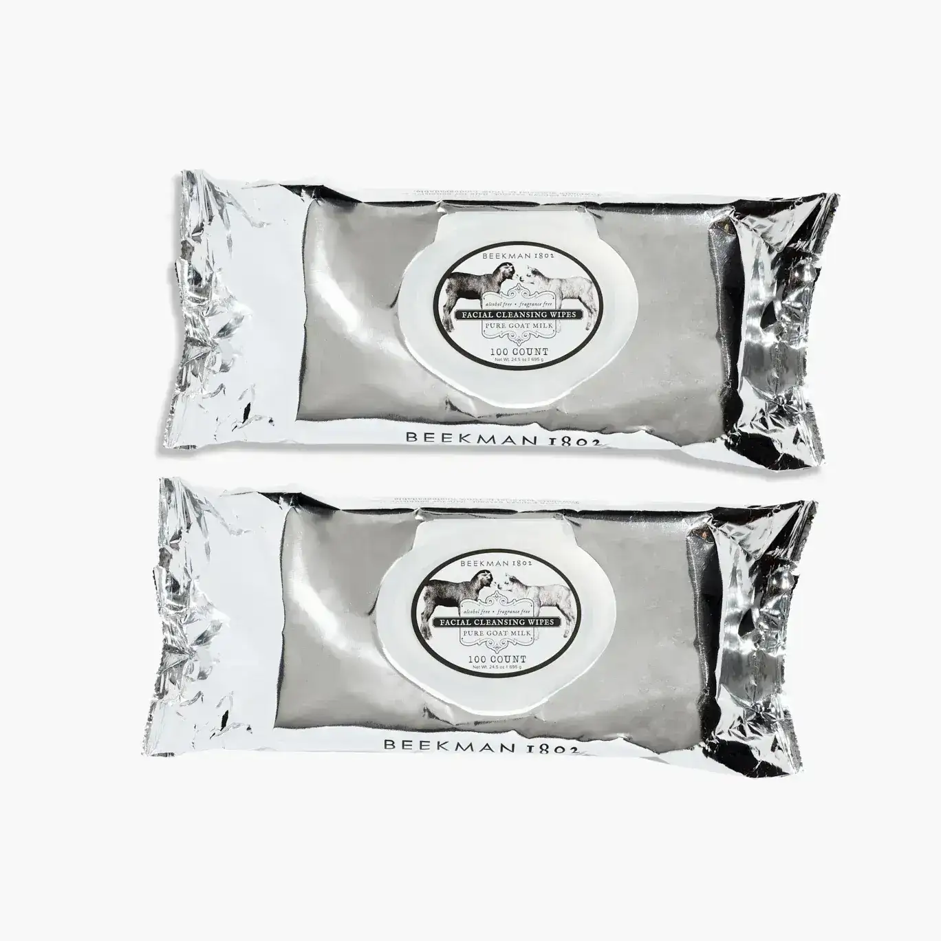 Image of Supersized Pure Face Wipes Duo - Fragrance Free