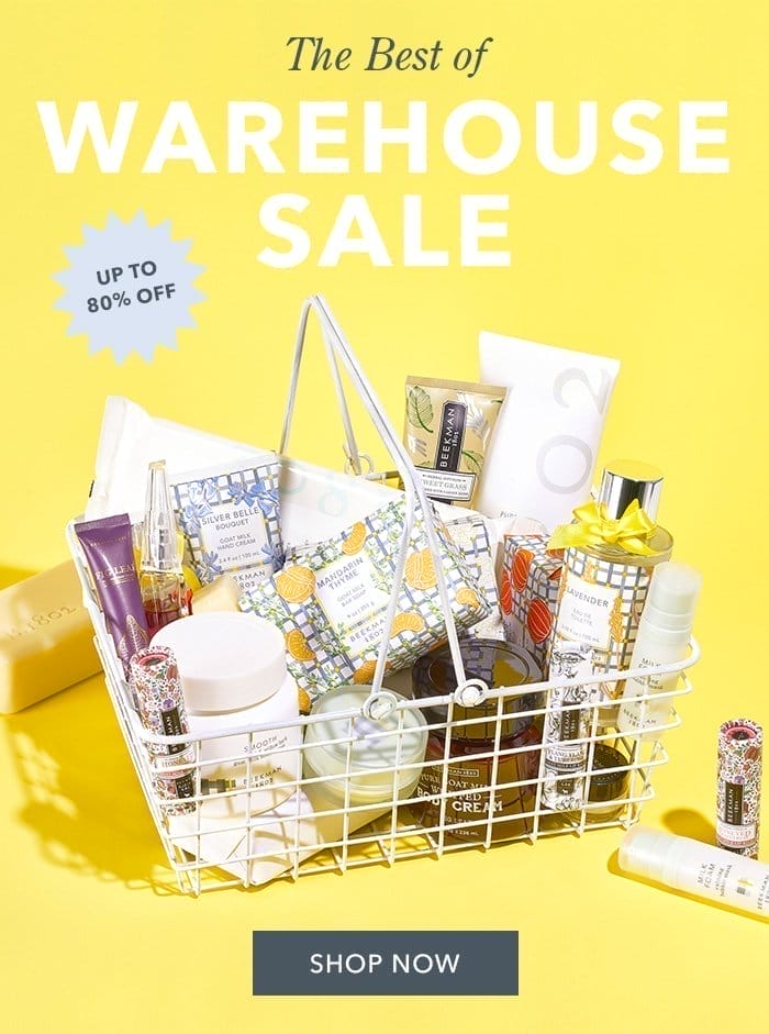 The Best of Warehouse Sale | Up to 80% OFF | SHOP NOW