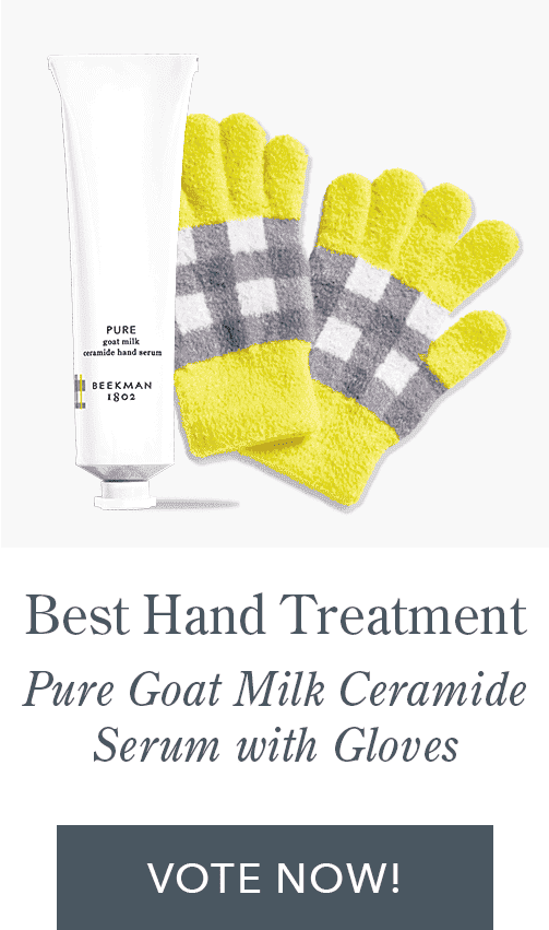 Best Hand Treatment: Pure Goat Milk Ceramide Serum with Gloves