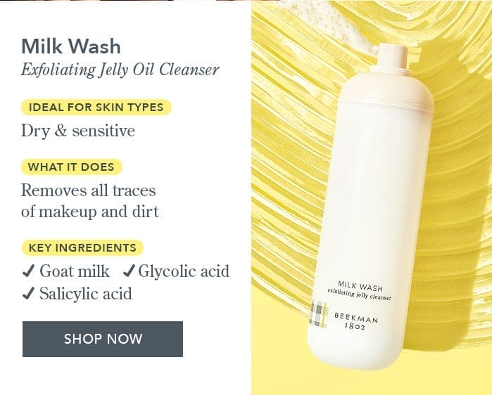 Milk Wash Exfoliating Jelly Oil Cleanser