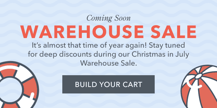 Coming Soon Warehouse Sale