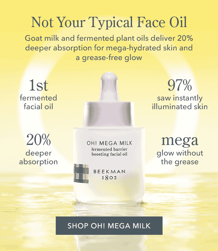 Not Your Typical Face Oil | Shop Oh! Mega Milk