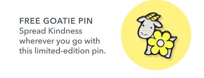 Free Goatie Pin