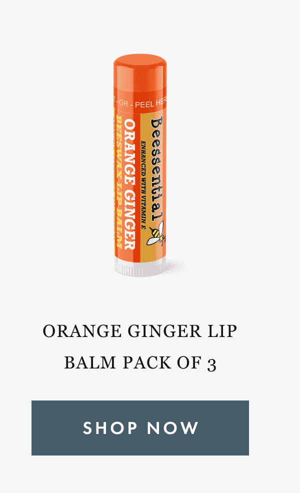 Shop Now - Orange Ginger Lip Balm