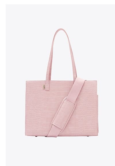 The Work Tote in Atlas Pink