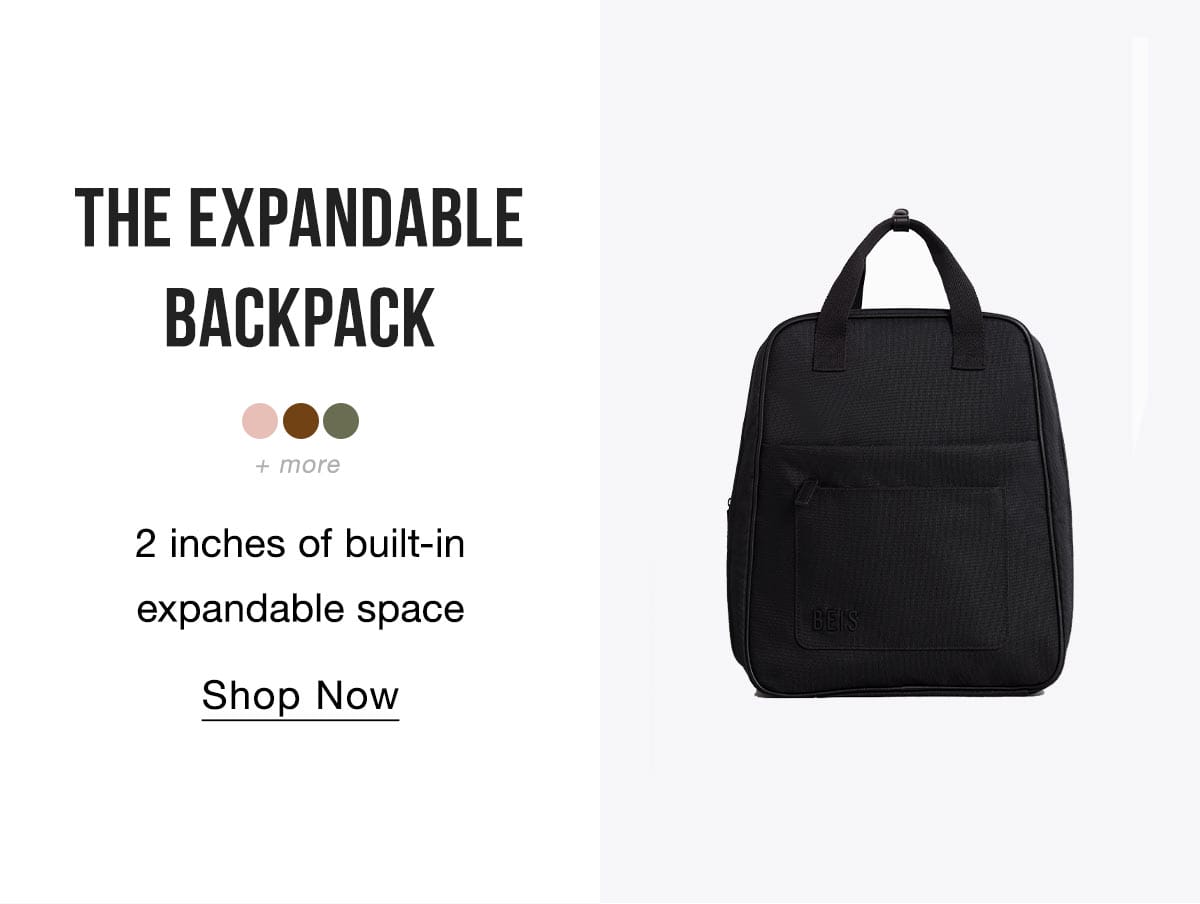 The Expandable Backpack