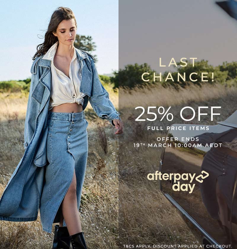 Last Chance 25% OFF