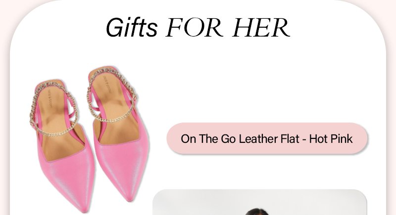 Gifts For Her / On the go leather flats