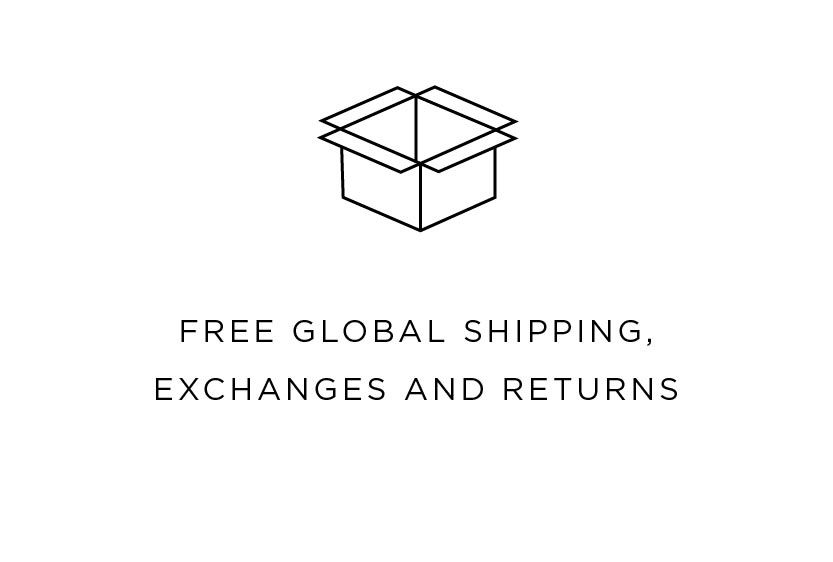 Free Global Shipping, Exchanges, & Returns