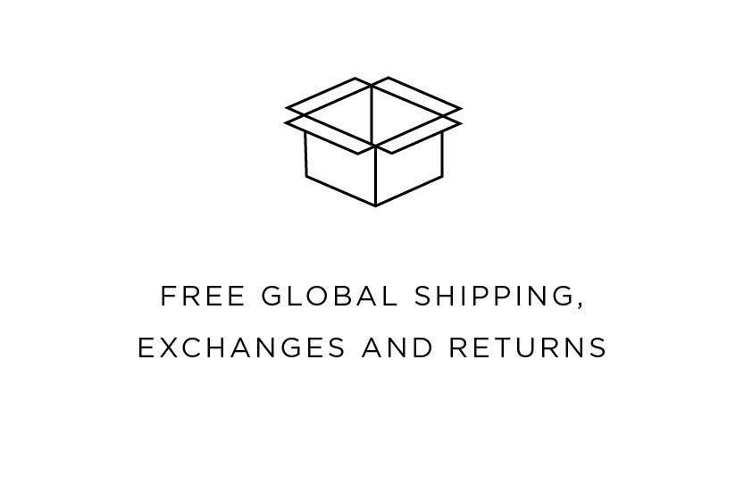 Free Global Shipping, Exchanges, & Returns