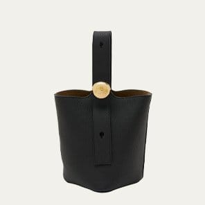 LOEWE - Mini Pebbled Leather Bucket Bag