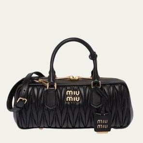 MIU MIU - Quilted Leather Top-Handle Bag