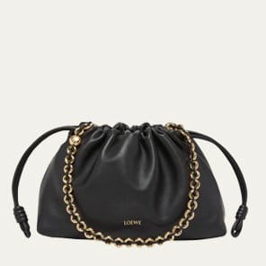 LOEWE - Flamenco Bag in Napa Leather with Detachable Chain