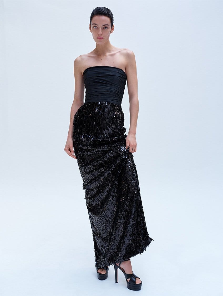 Pamella Roland - Strapless Sequin Gown