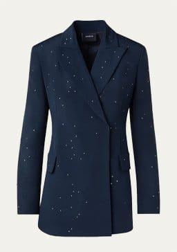 AKRIS - Nadine Swarovski Stars Silk Jacket