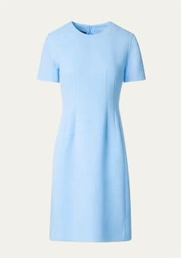 AKRIS - Wool Princess Seam Sheath Dress