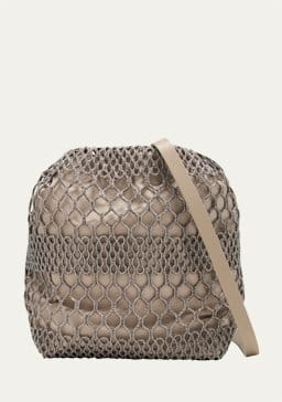 Brunello Cucinelli - Caged Monili Bucket Bag