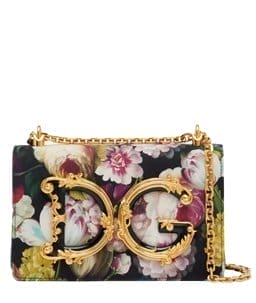 Dolce&Gabbana - DG Girls Medium Floral-Print Shoulder Bag