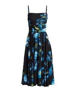 Dolce&Gabbana - Bluebell Floral Print Midi Dress