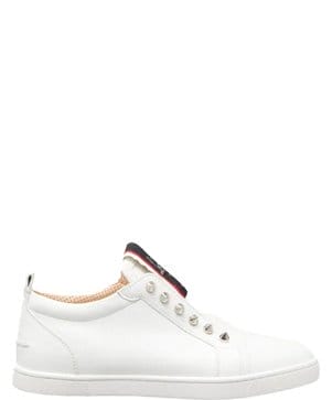 Christian Louboutin - Fique A Vontade Red Sole Leather Low-Top Sneakers