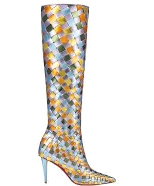 Christian Louboutin - Multi Woven Tall Stiletto Boots