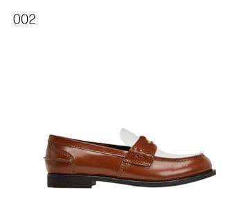 Miu Miu - Bicolor Calfskin Penny Loafers