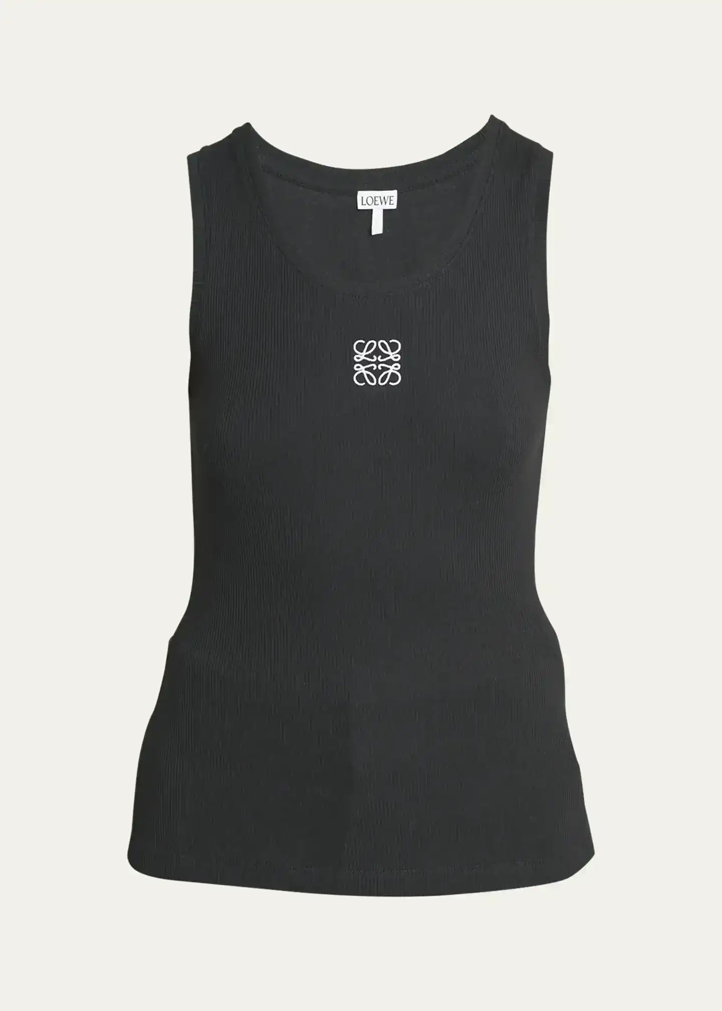 Anagram Logo Ribbed Tank Top