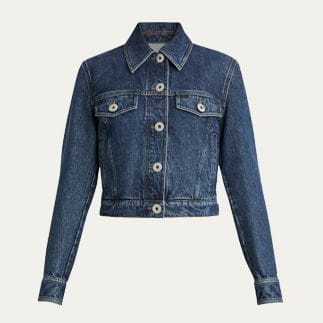 FERRAGAMO - Fitted Denim Jacket