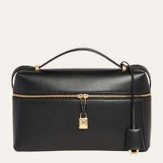 LORO PIANA - Extra Bag L27 Leather Saddle Bag