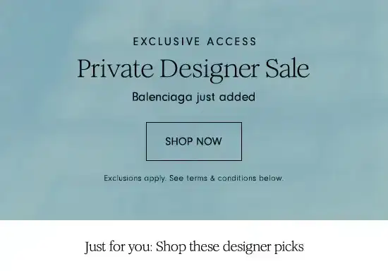 Private Designer Sale