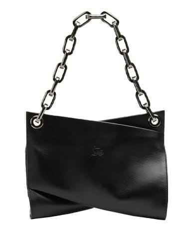 Christian Louboutin - Loubitwist Chain Shoulder Bag in Leather