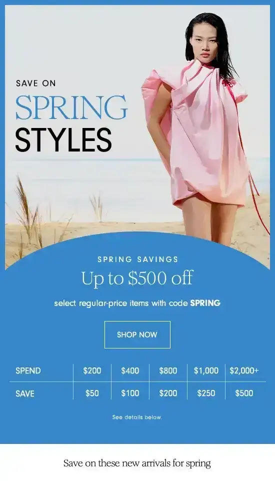 Up to \\$500 off