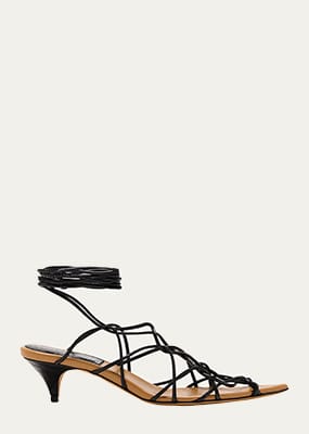 Loewe - Toy Lambskin Slide Sandals