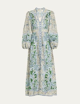 Zimmermann - Ottie Plunge Midi Dress