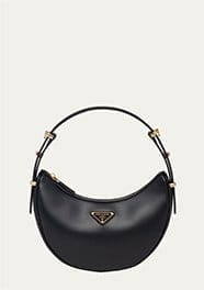 Prada - Zip Calf Leather Shoulder Bag