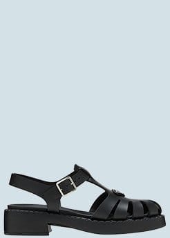 Prada - Soft Cage Vinyl Sandals