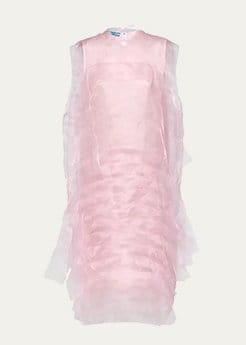 Prada - Sleeveless Technical Voile Dress