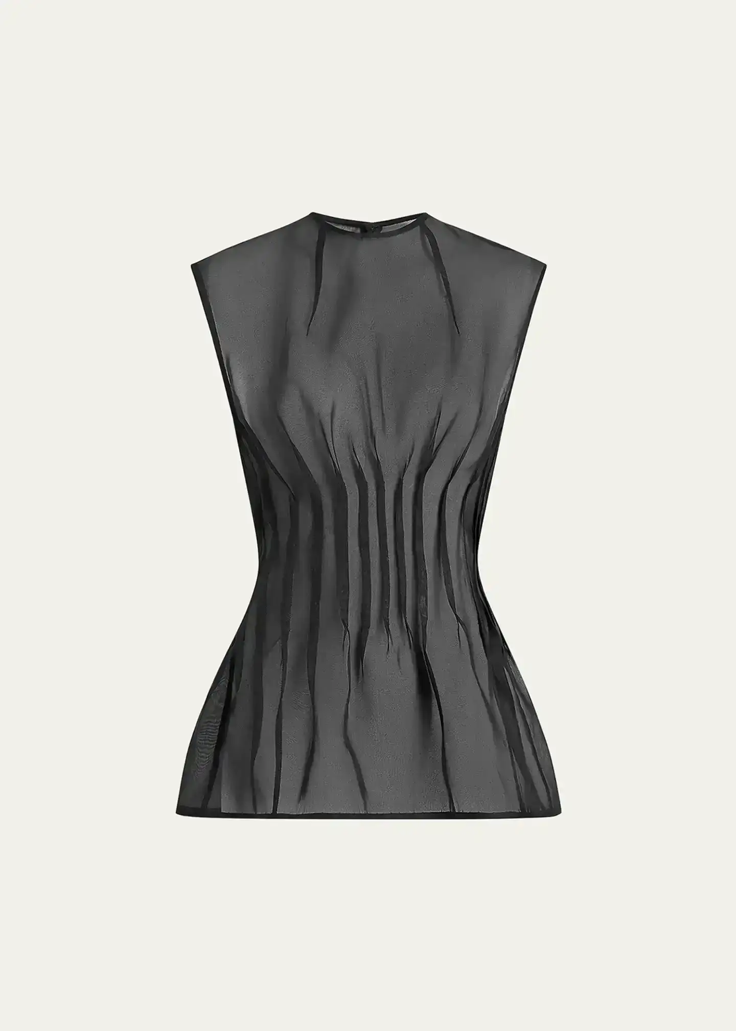 Westin Pleated Silk Top