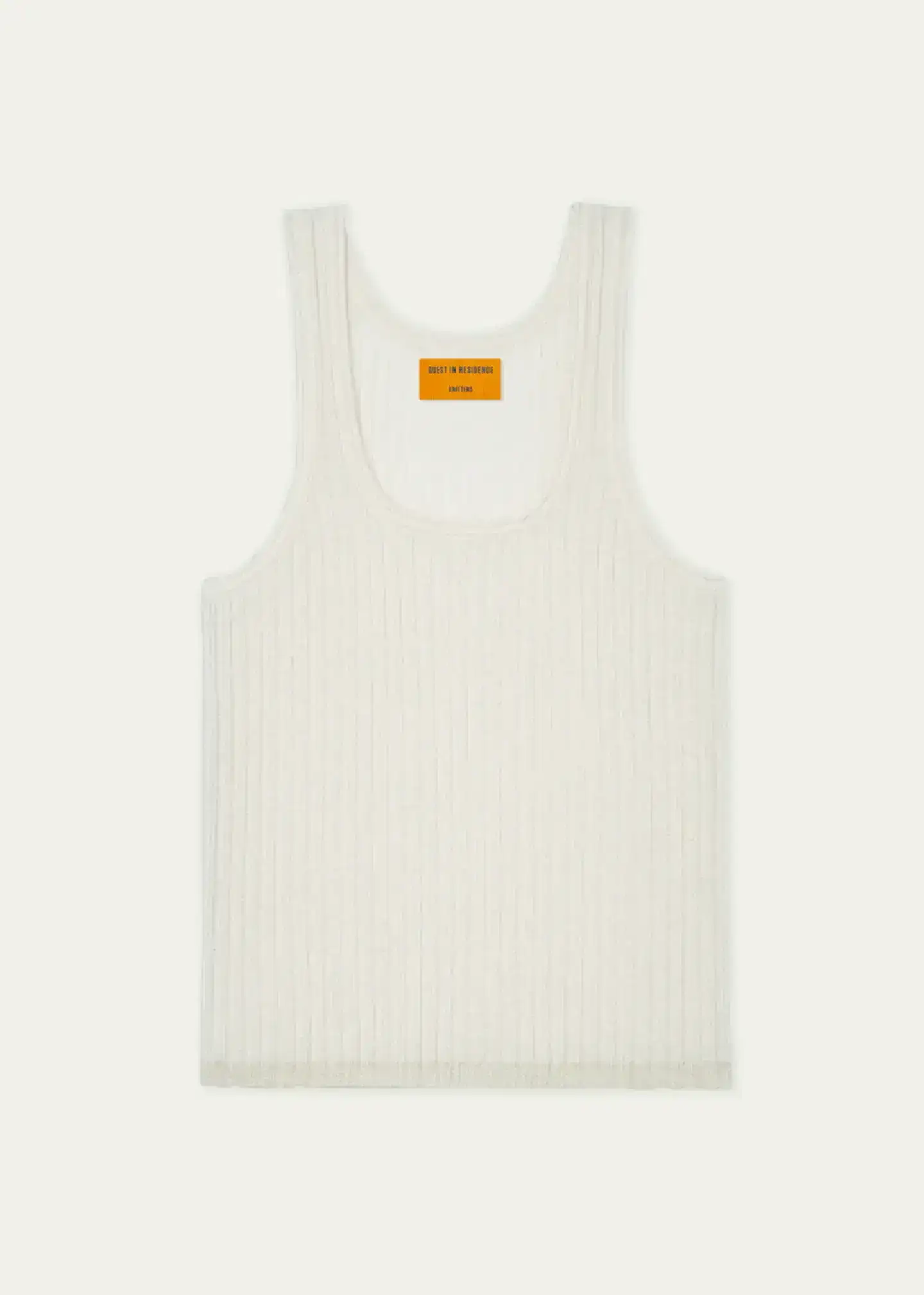 Wool Cashmere Ribbed Tank Top