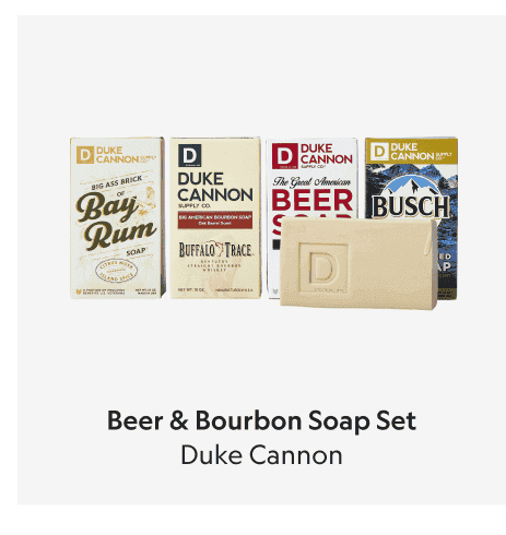 Beer & Bourbon Soap Set