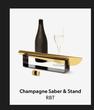 Champagne Saber & Stand