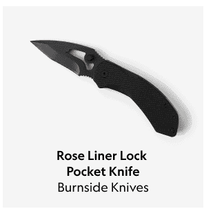 Rose Liner Lock Pocket Knife