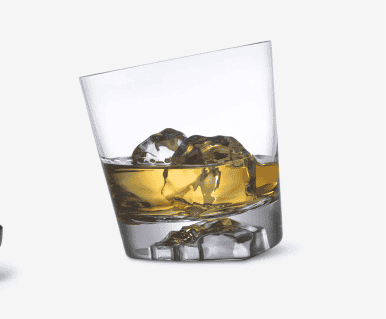 Memento Mori Skull Whiskey Glasses - Set of Two