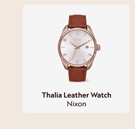 Thalia Leather Watch