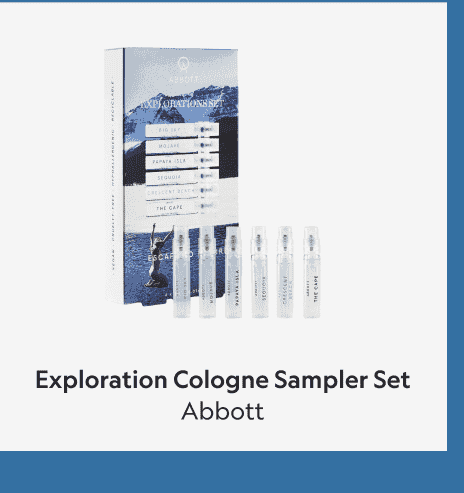 Exploration Cologne Sampler Set